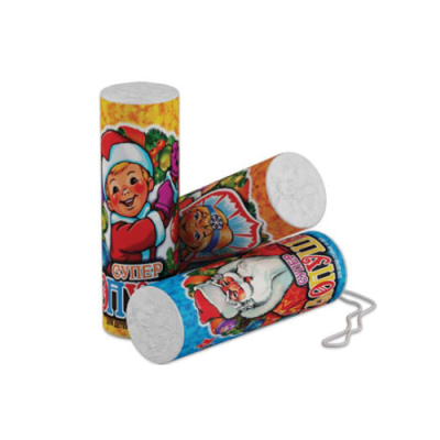 Супер с серпантином Хлопушки купить в Белгороде | belgorod.salutsklad.ru