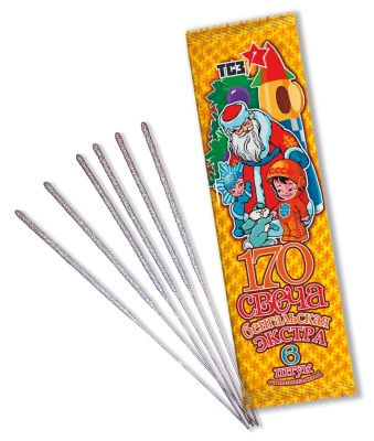 170 мм. Экстра Бенгальские огни купить в Белгороде | belgorod.salutsklad.ru