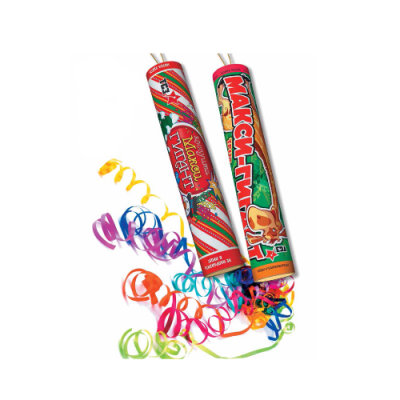 Макси-Гигант с серпантином Хлопушки купить в Белгороде | belgorod.salutsklad.ru